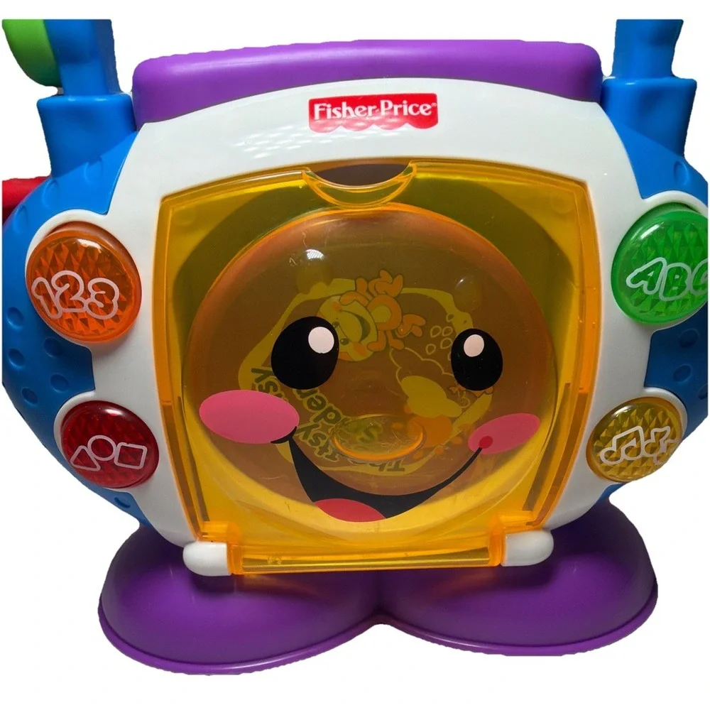 Fisher-Price Laugh & Learn Sing-with-Me CD Player Music Toy 2008 3 Disk Complete